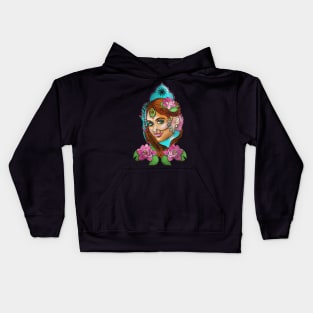 Namaste Girl Kids Hoodie